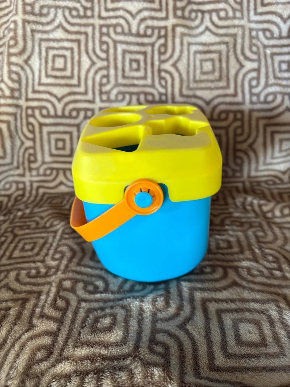 Fisher Price Baby’s First Blocks Shape Sorter Bucket 10 Blocks Toddler Toy